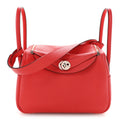 Taurillon Clemence Lindy 26 Rouge Pivoine