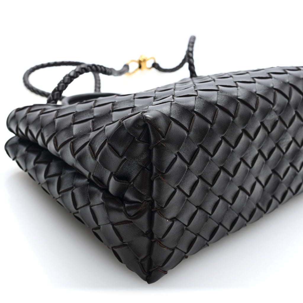 Nappa Intrecciato Small Andiamo Shoulder Bag Fondant