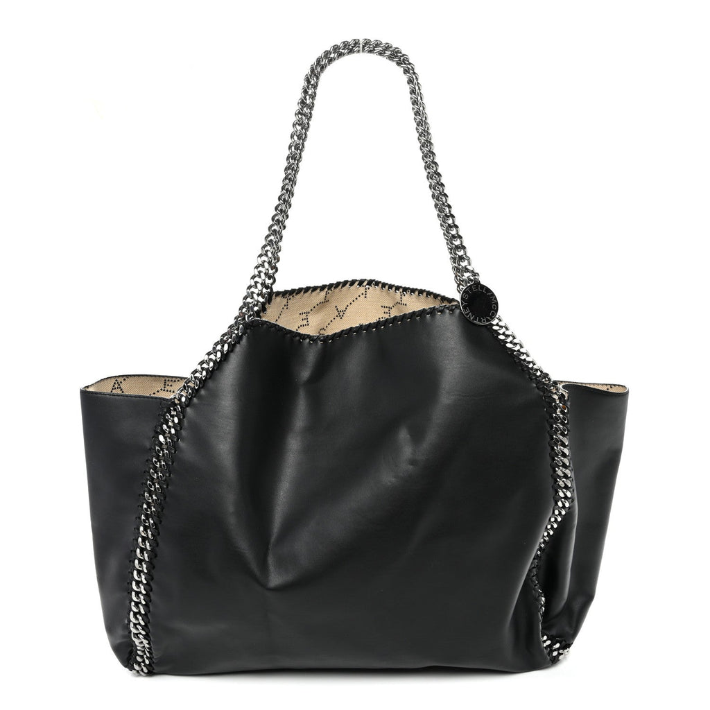 Alter Nappa Falabella Fine Chain Tote Black