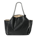 Alter Nappa Falabella Fine Chain Tote Black