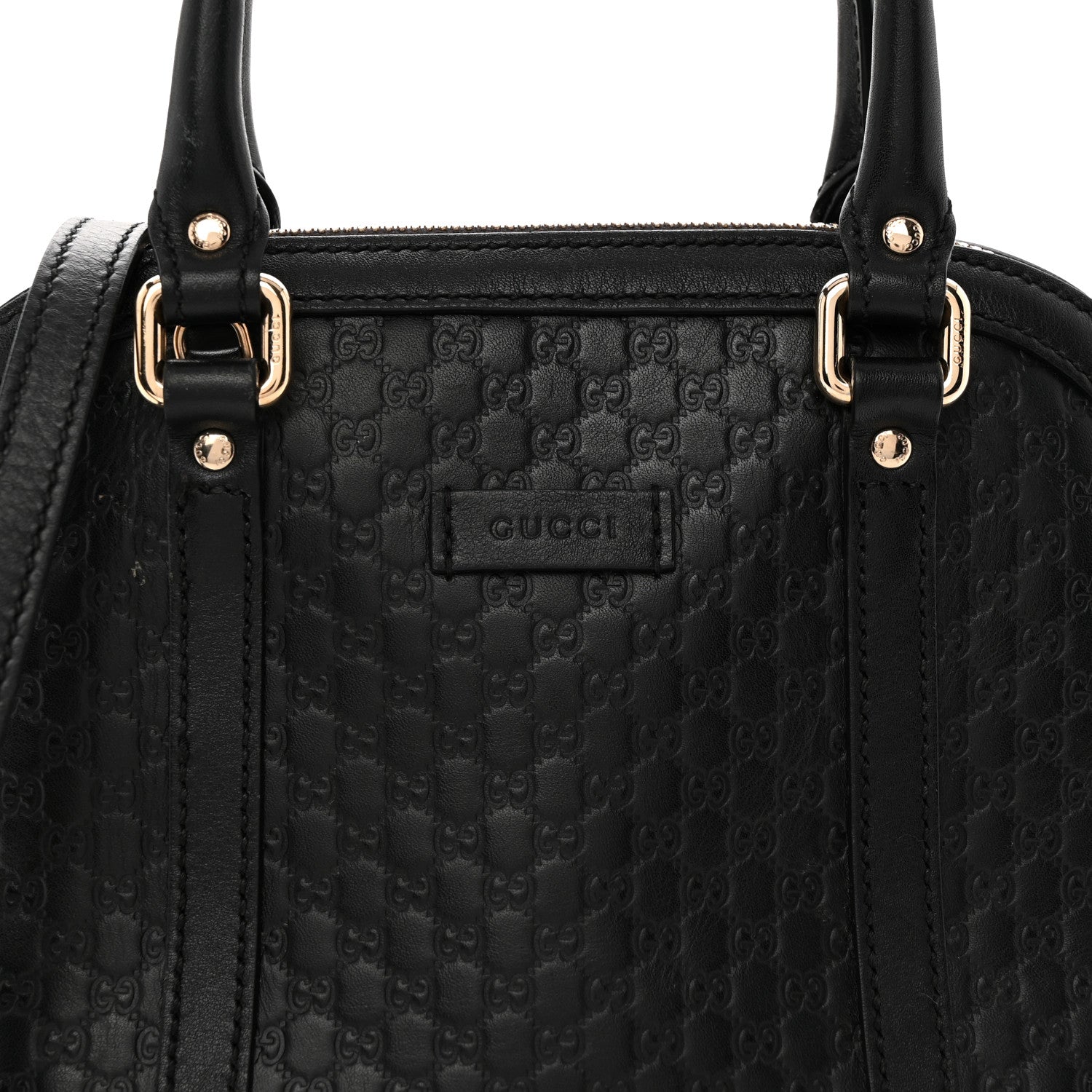 Microguccissima Mini Dome Bag Black