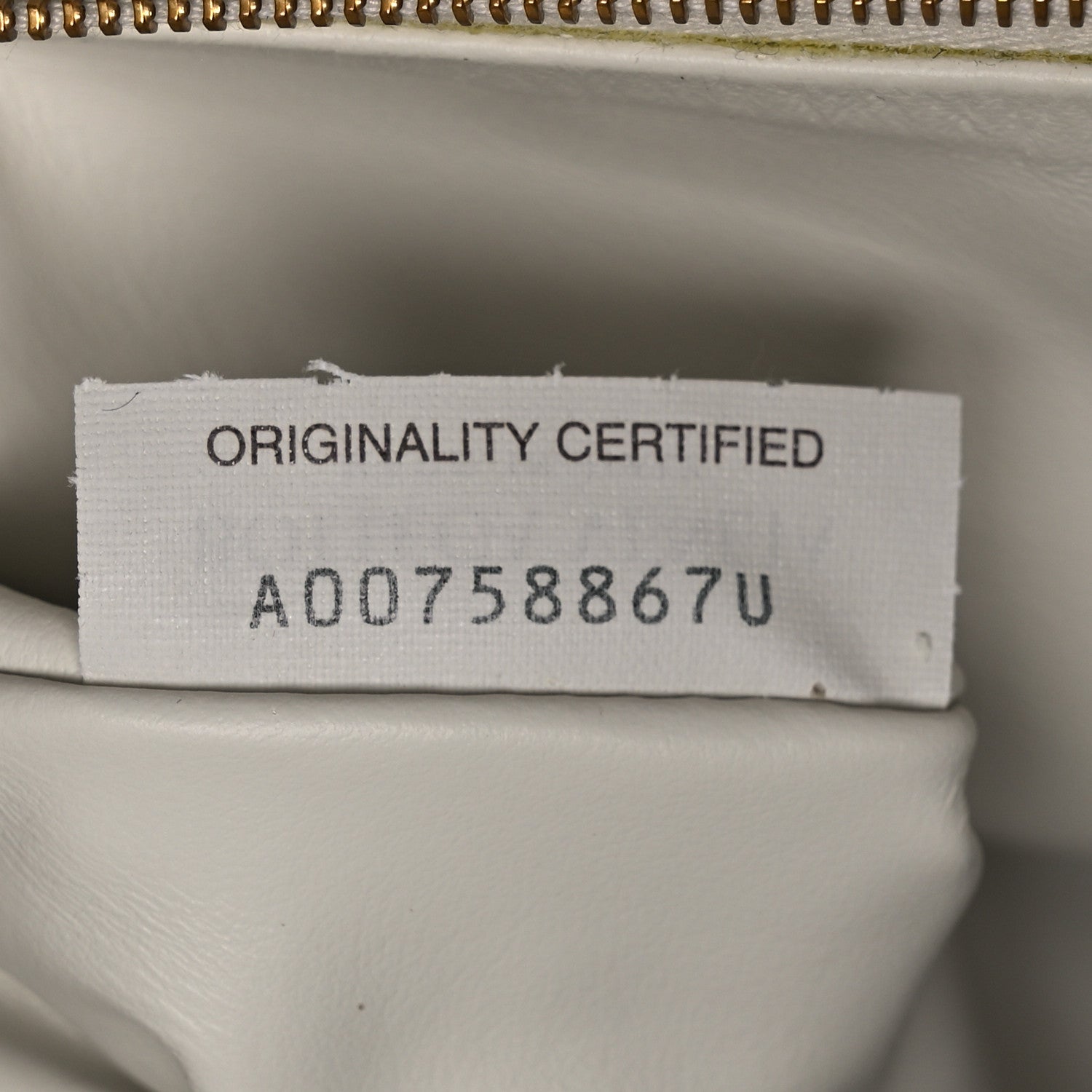 Calfskin Intrecciato Large Hop Sterling White