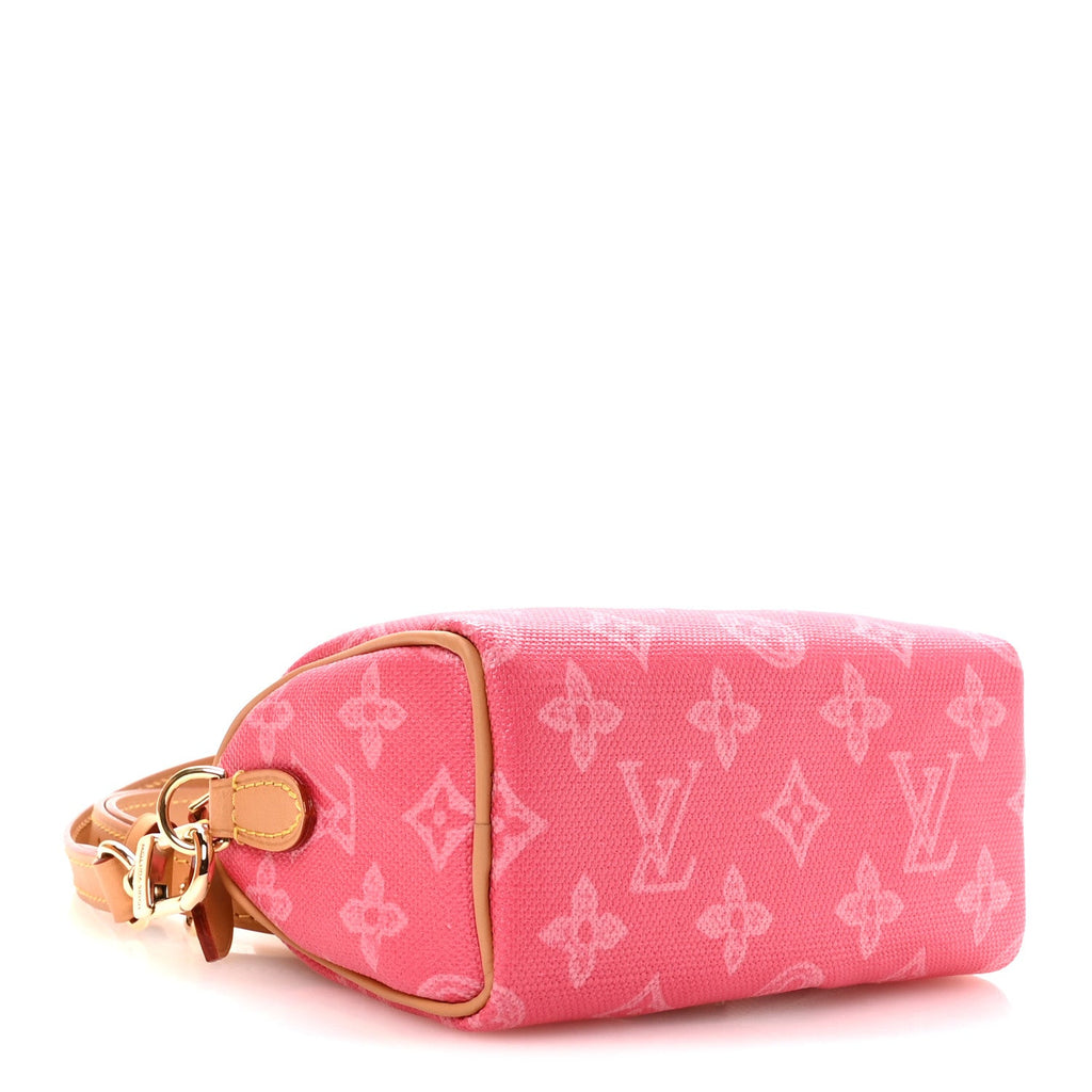 Monogram Origine Nano Speedy Bandouliere Rose Ruban