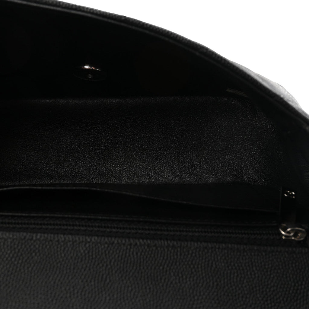 Caviar Quilted Mini Rectangular Flap Black