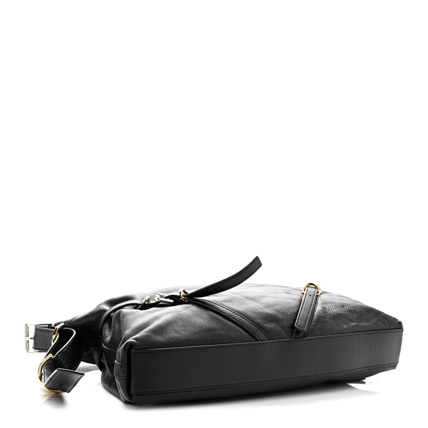 Calfskin Medium Voyou Bag Black