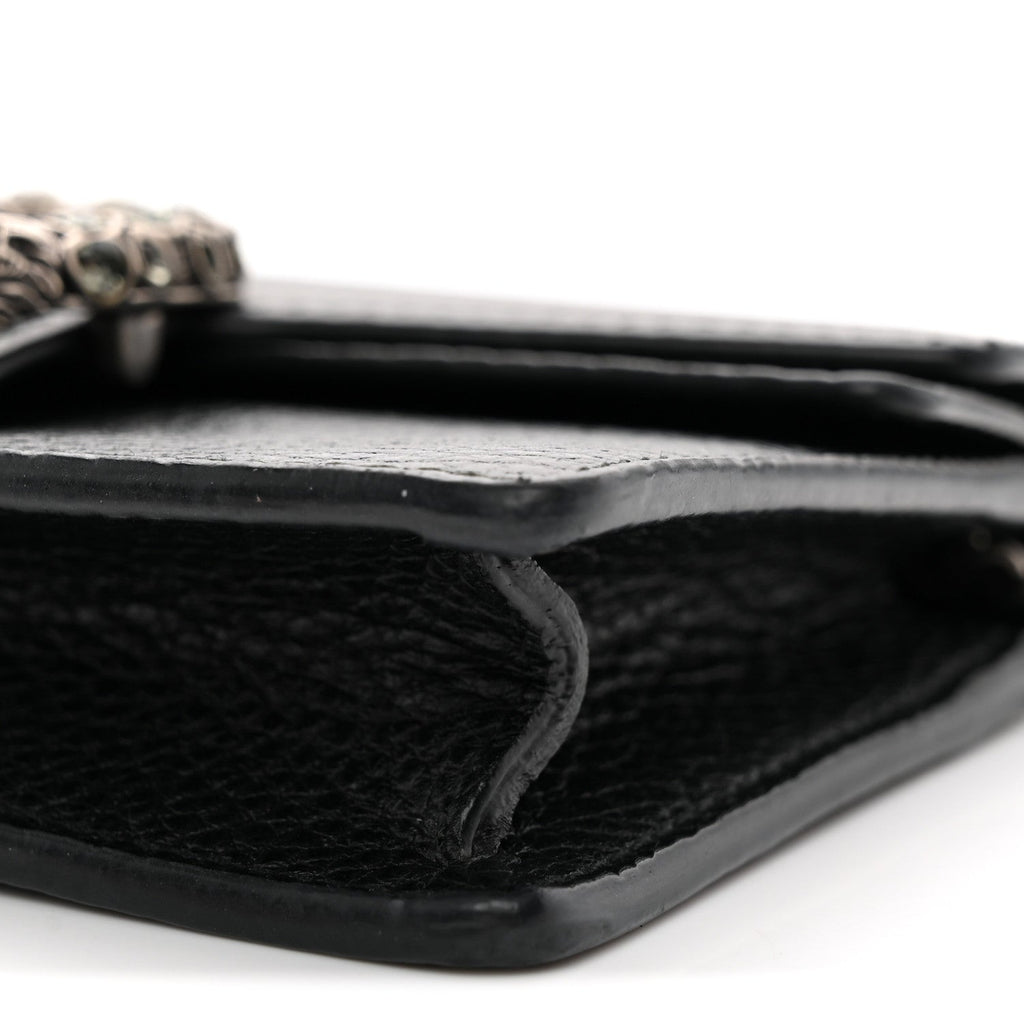 Calfskin Super Mini Dionysus Shoulder Bag Black