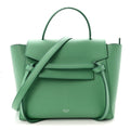 Grained Calfskin Micro Belt Bag Pop Green