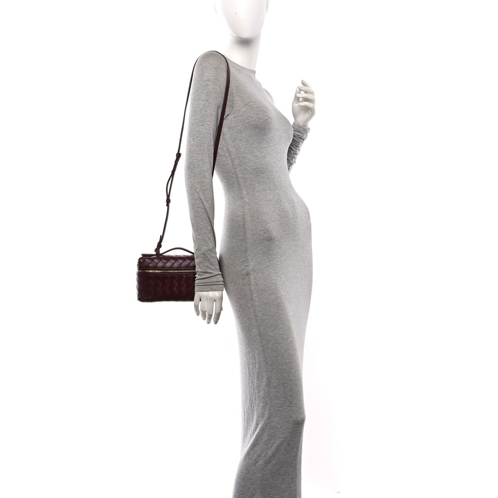 Nappa Intrecciato Bang Bang Vanity Case Barolo