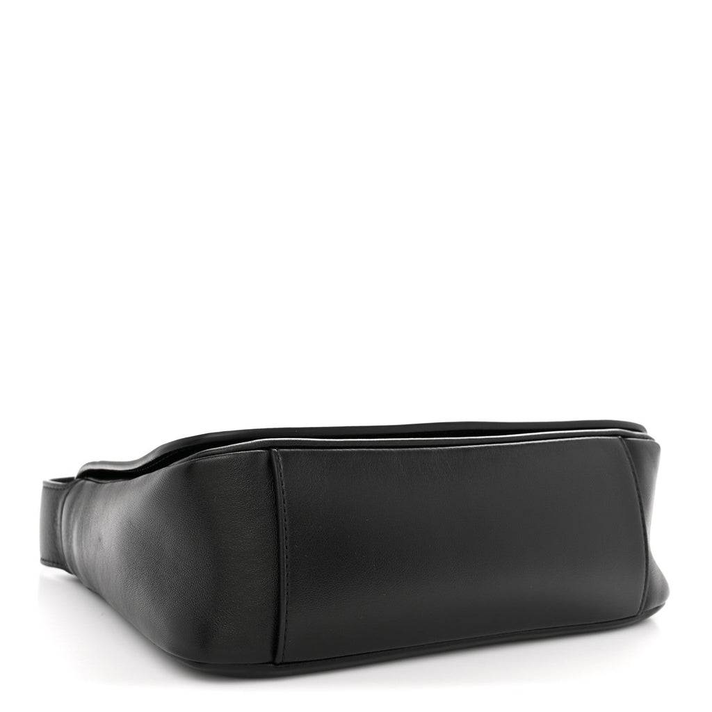 Lambskin CC Messenger Flap Black