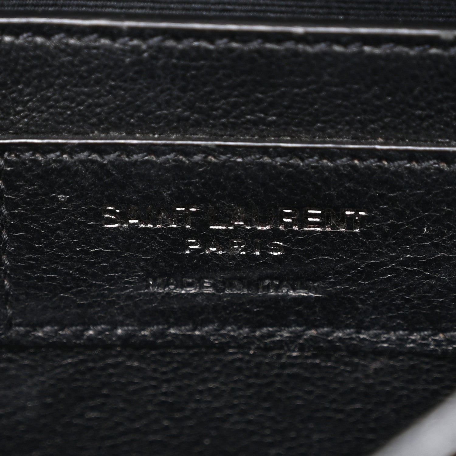 Crinkled Calfskin Matelasse Monogram Baby Niki Chain Satchel Black