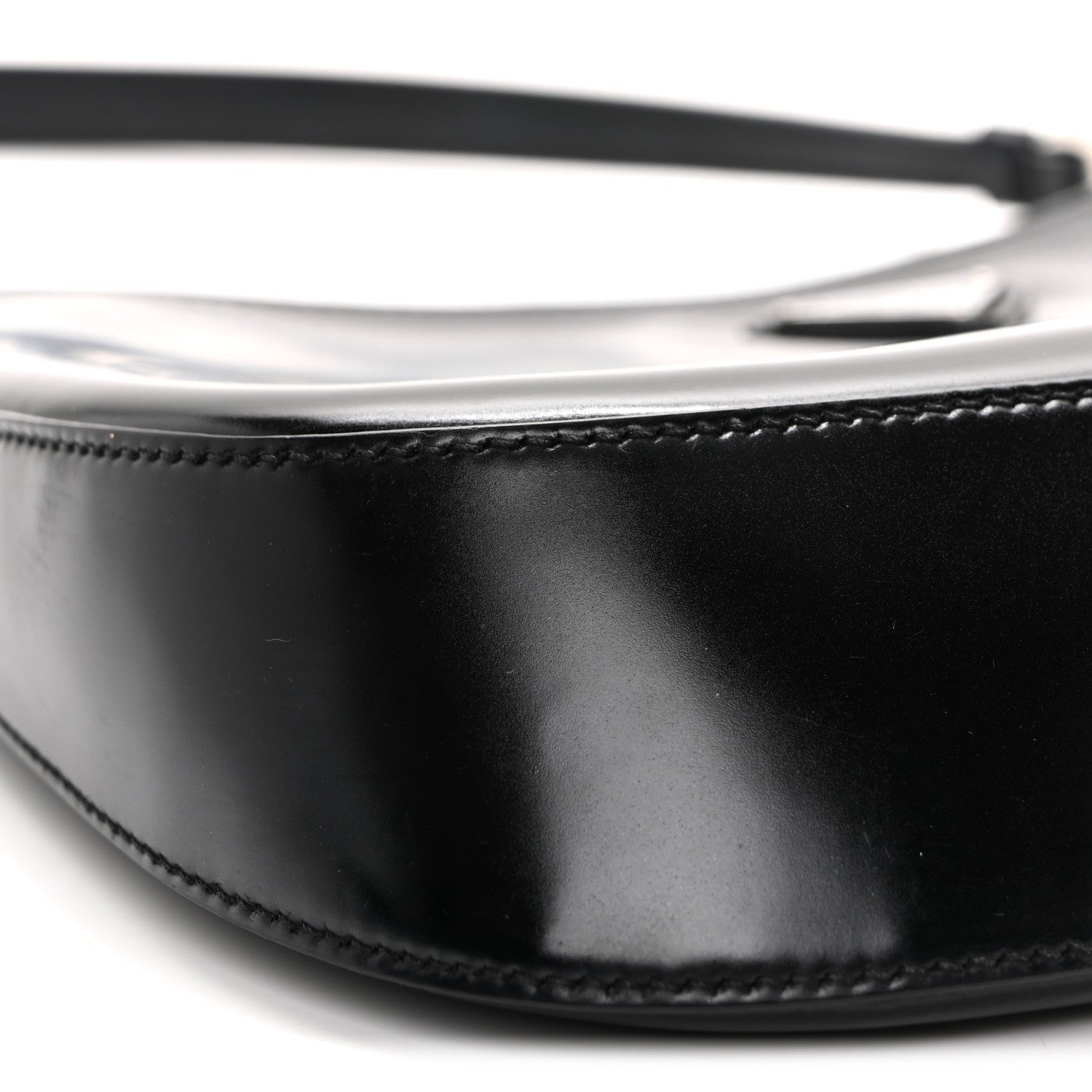 Spazzolato Cleo Shoulder Bag Black