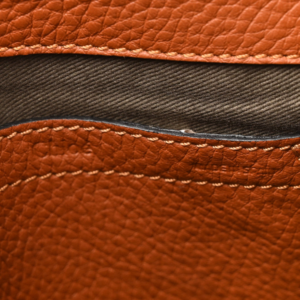 Calfskin Mini Marcie Round Crossbody Bag Tan