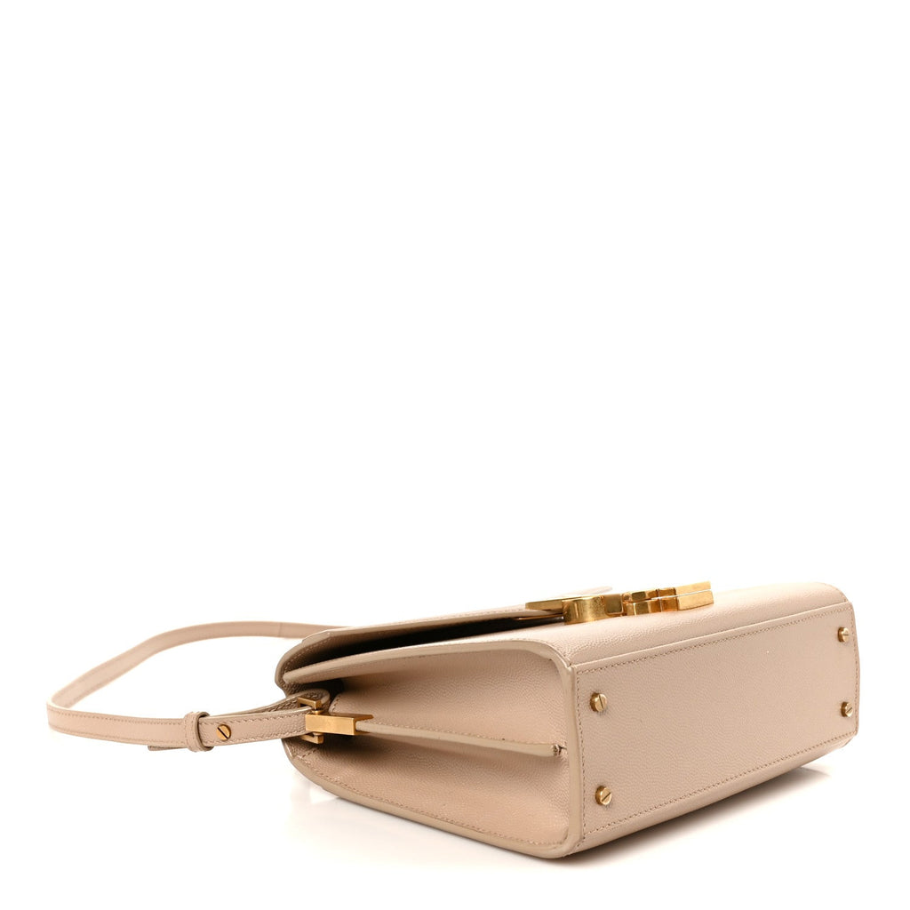 Grain de Poudre Mini Classic Monogram Cassandra Top Handle Beige
