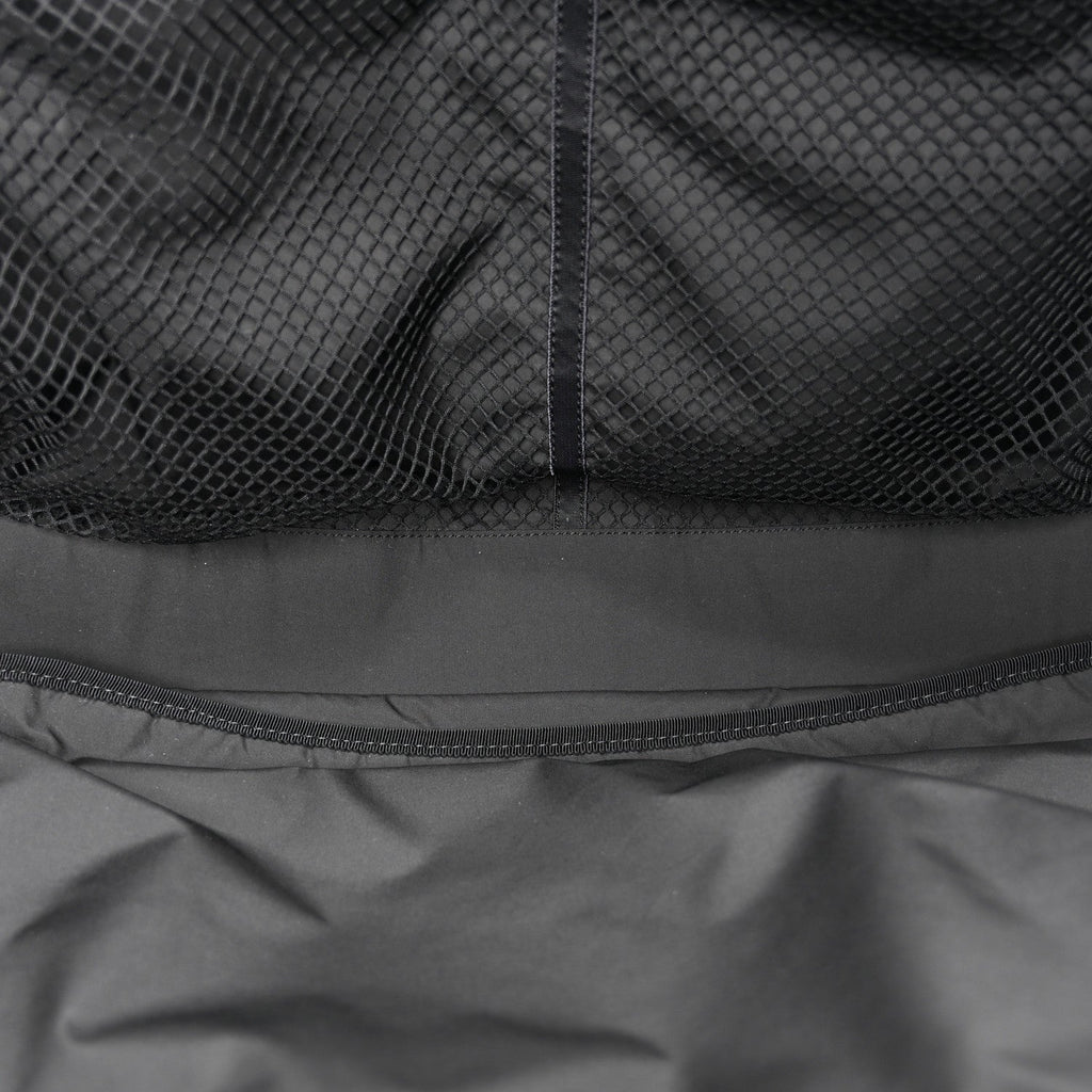 Shiny Grained Calfskin Quilted Travel Bowling Bag Black