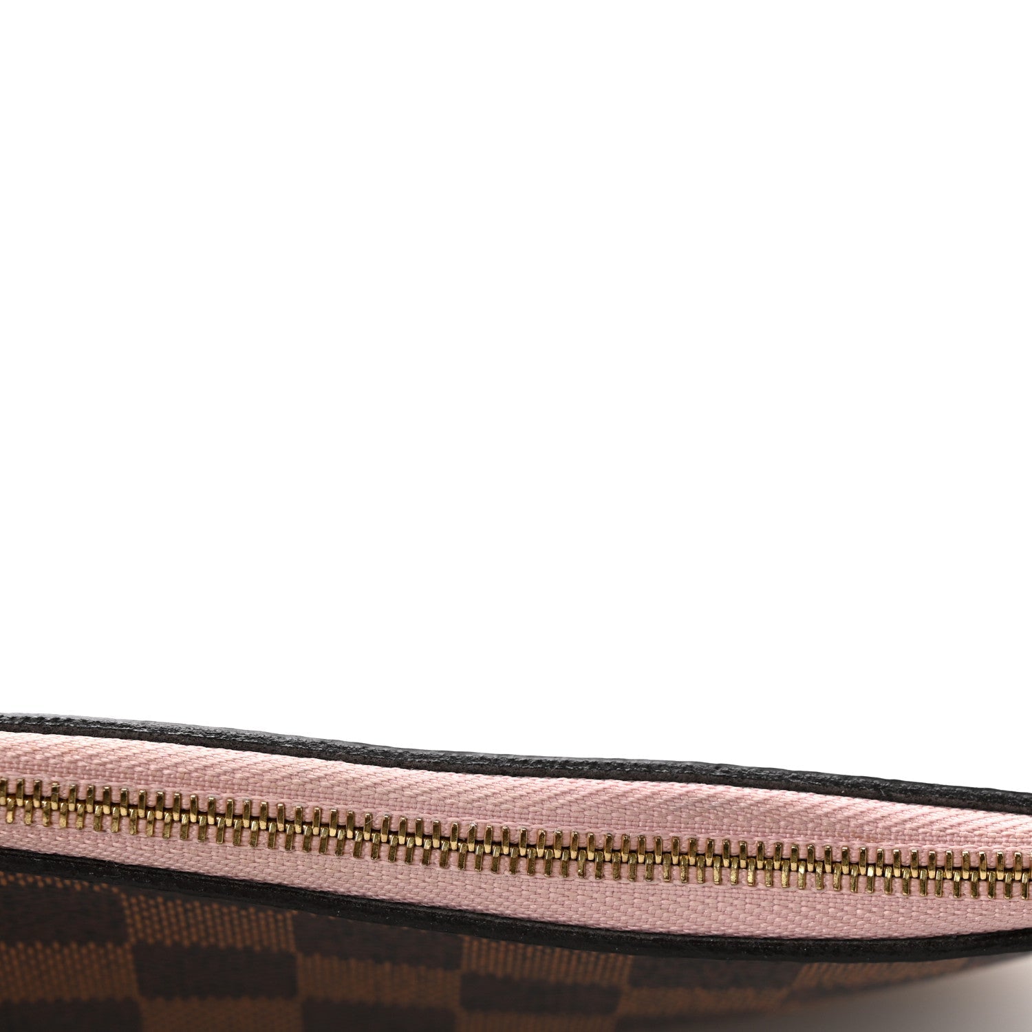 Damier Ebene Neverfull MM GM Pochette Rose Ballerine