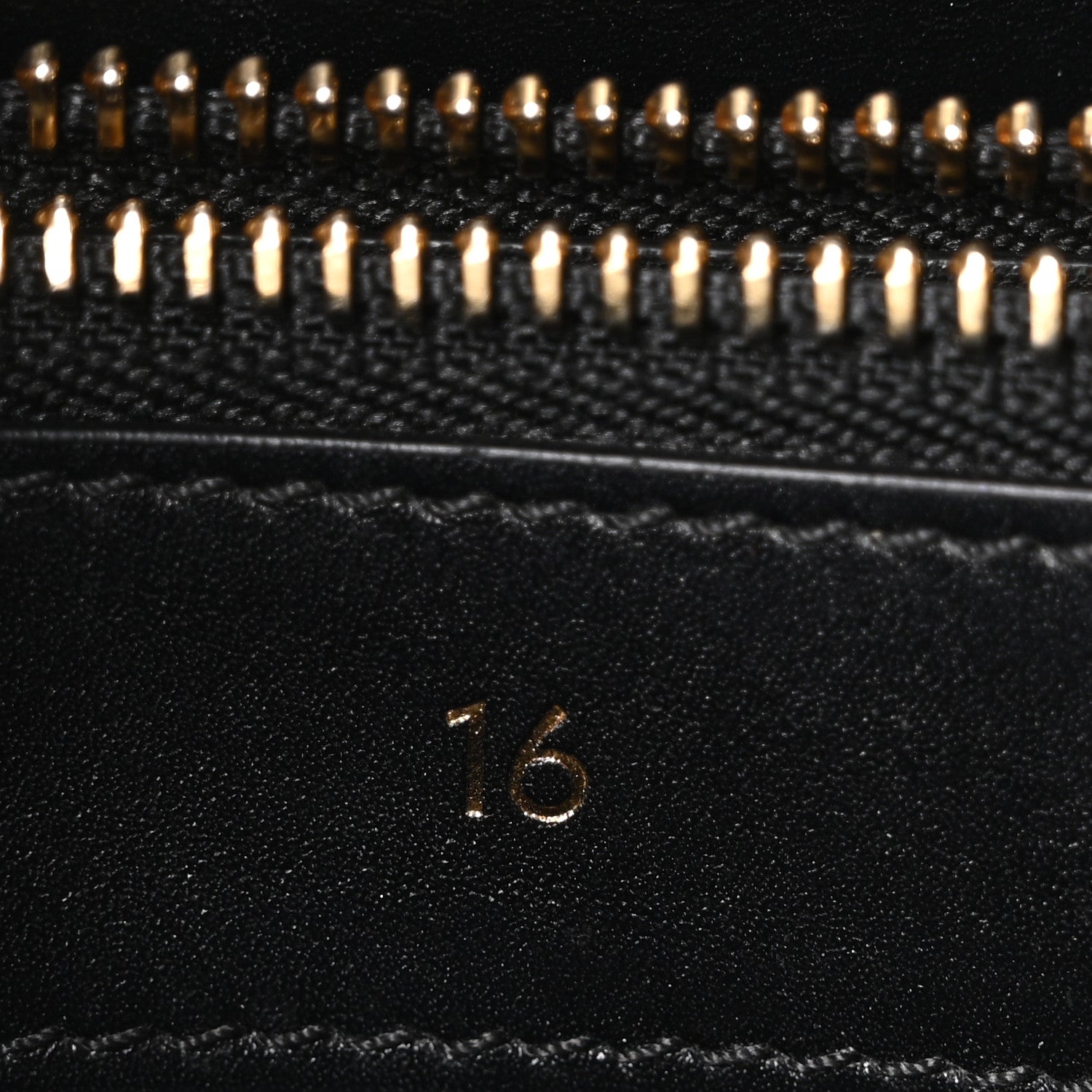 Satinated Calfskin Small 16 Top Handle Bag Black