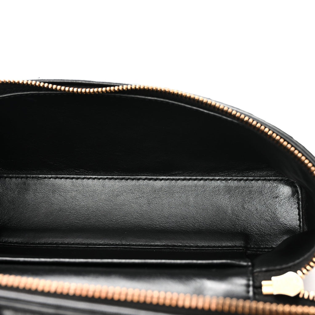 Calfskin Intrecciato Bang Bang Vanity Case Black