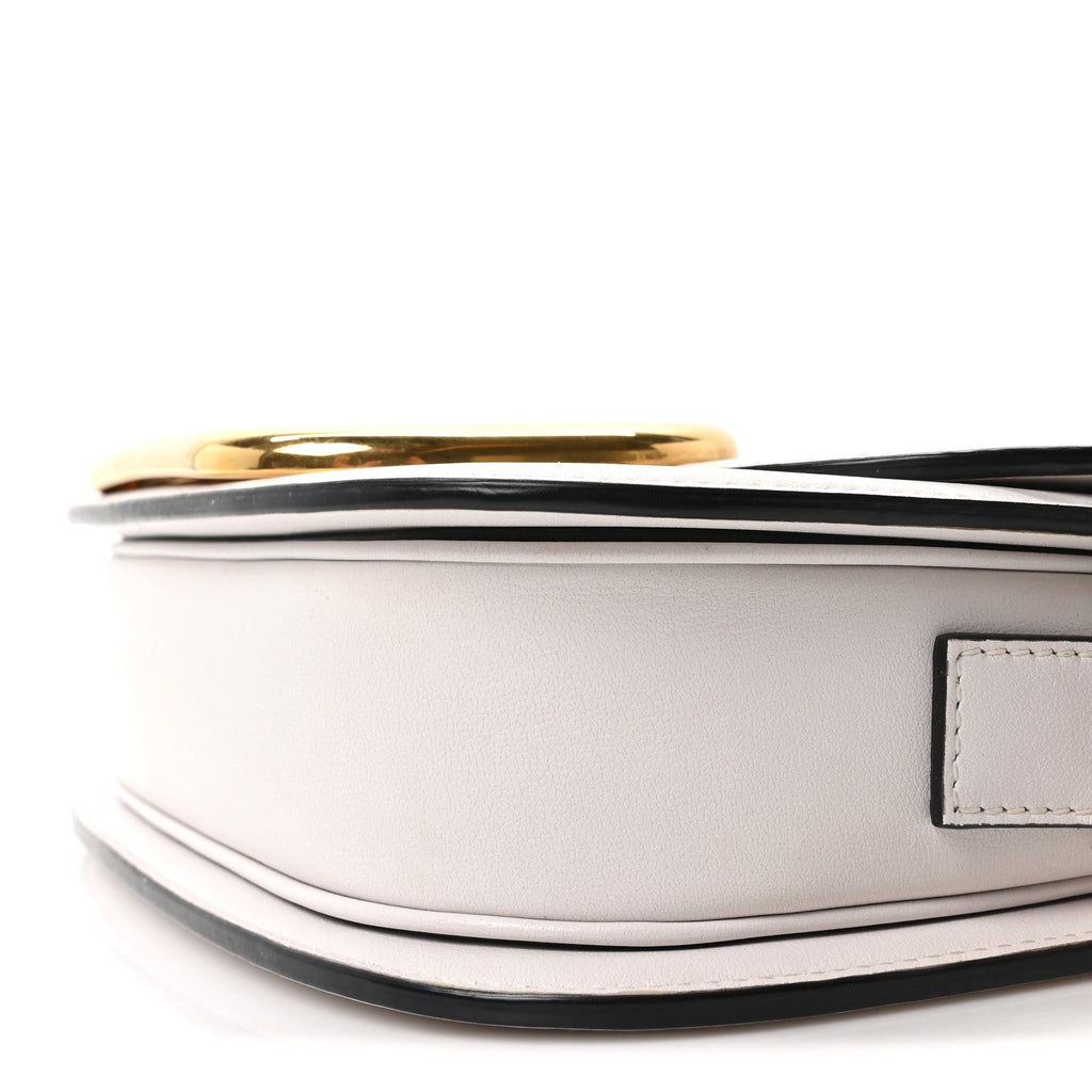 Smooth Calfskin Supervee Shoulder Bag Optic White