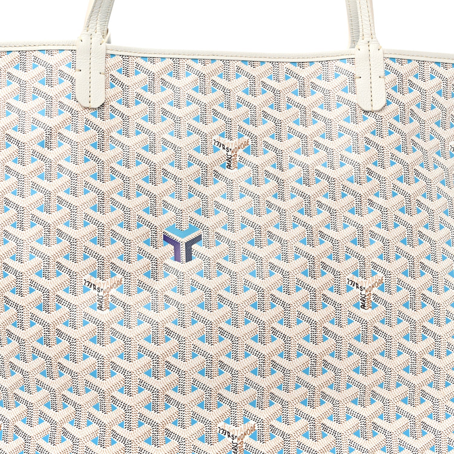 Goyardine Saint Louis Claire Voie GM White Opaline