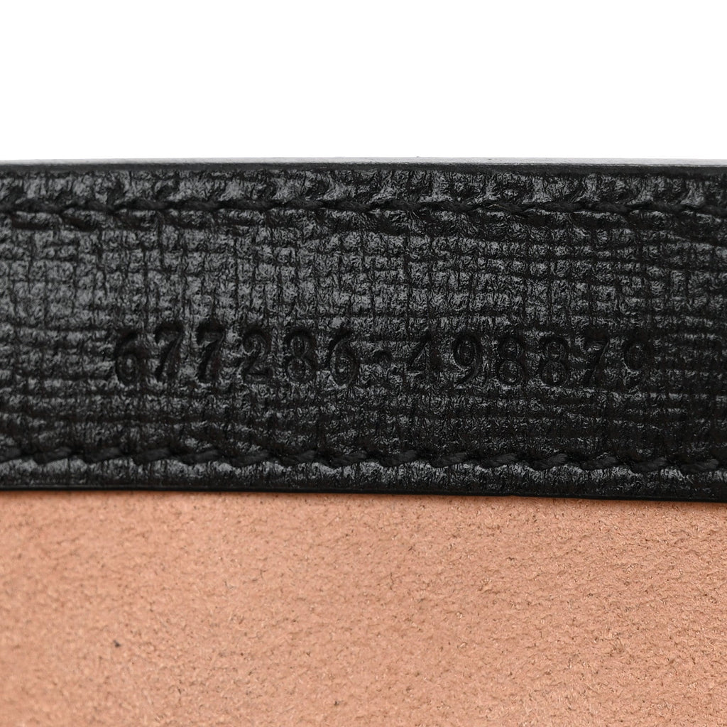 Azalea Calfskin Web Small Horsebit 1955 Crossbody Bag Black
