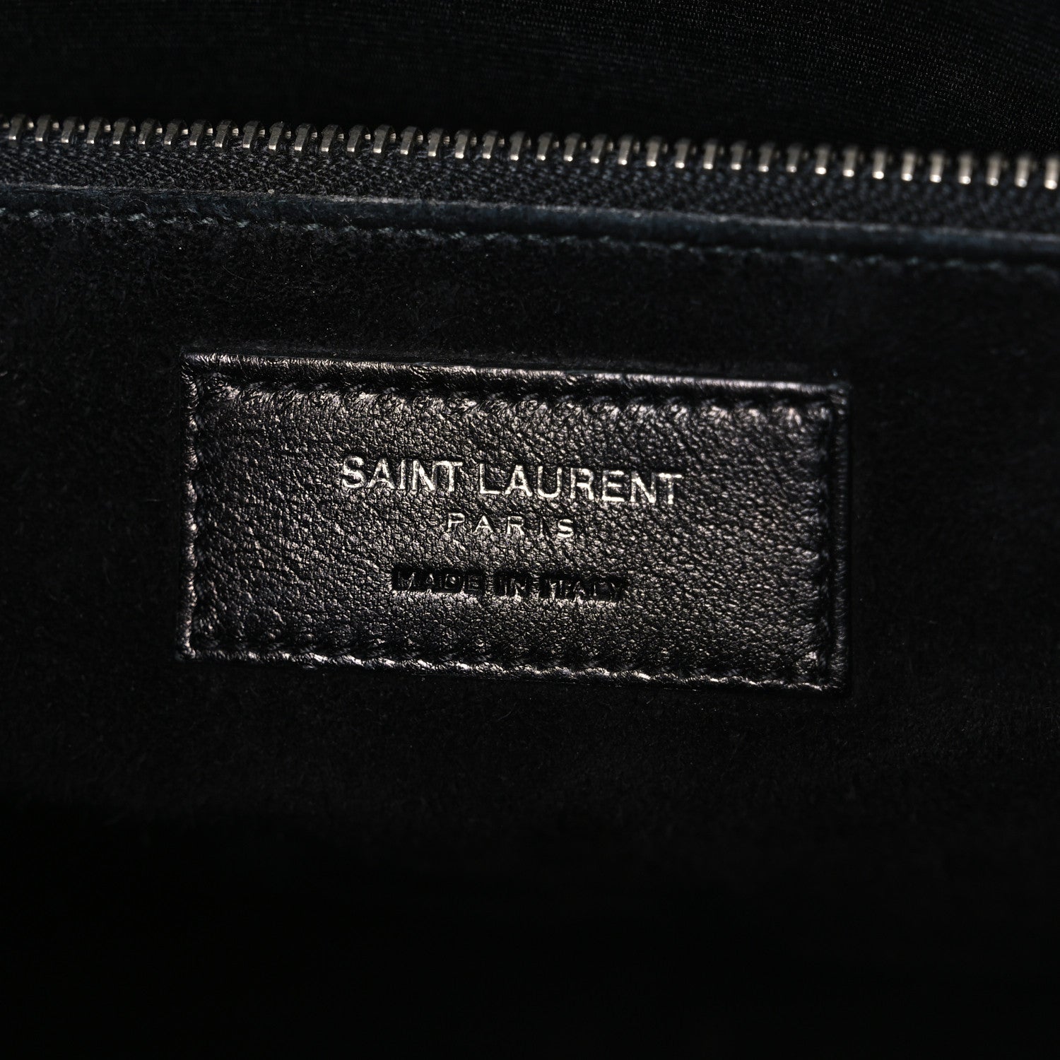 Calfskin Crocodile Embossed Small Sac de Jour Black