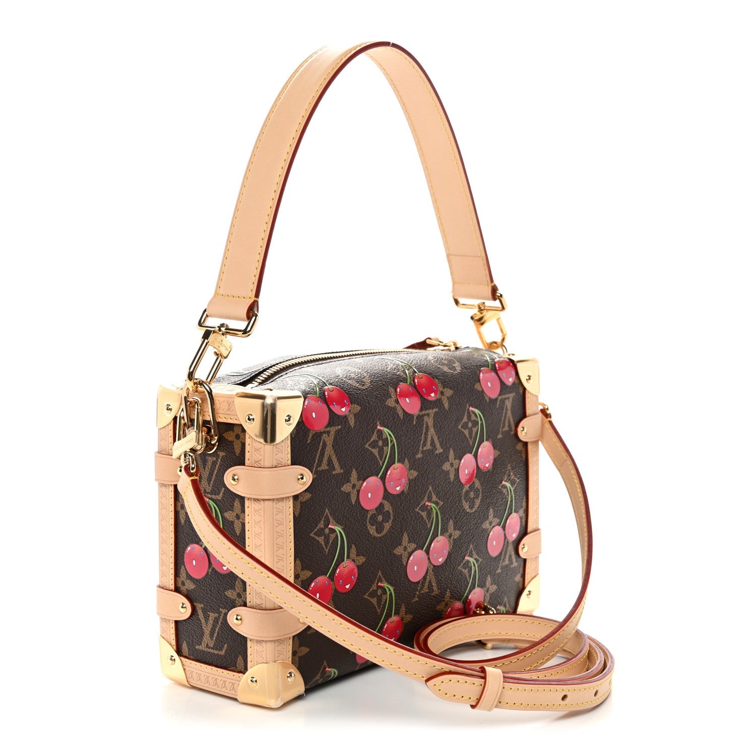 LV X TM Monogram Cerises Side Trunk MM