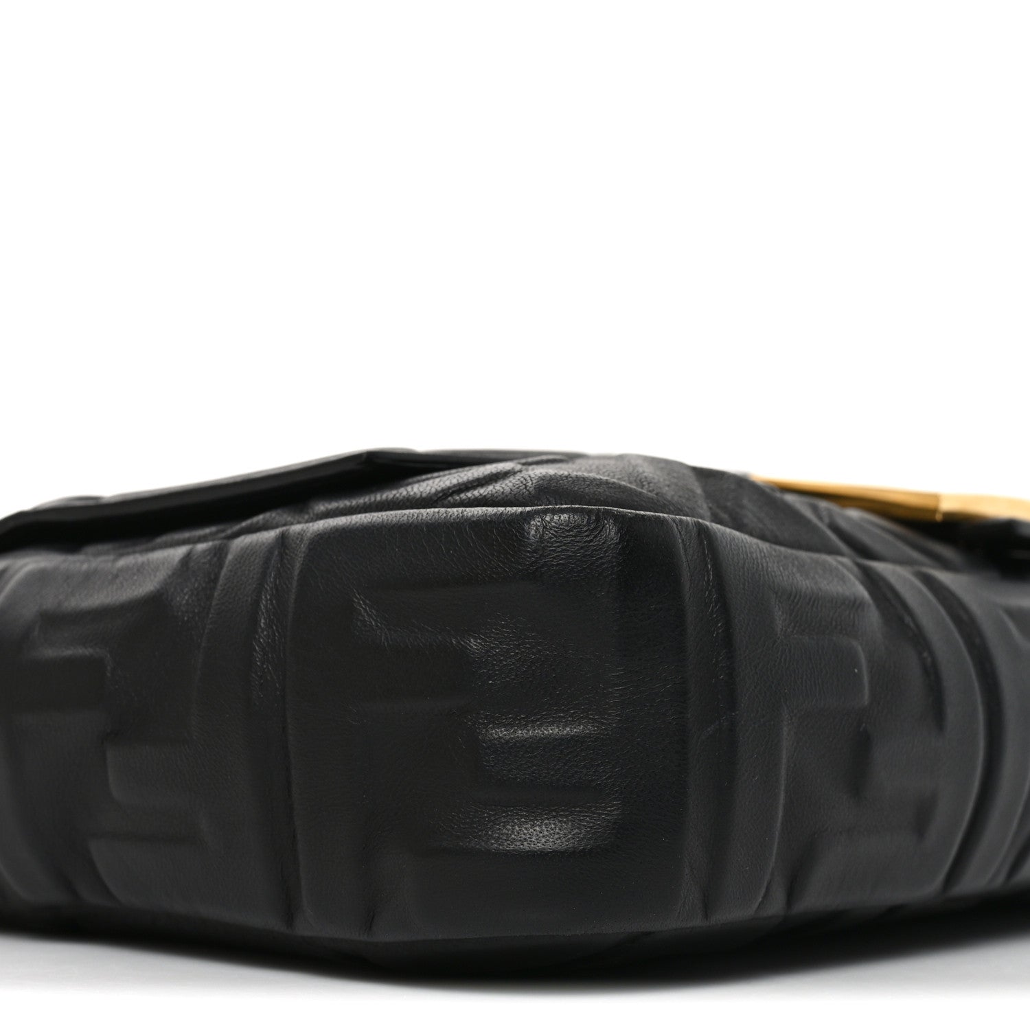 Nappa FF 1974 Embossed Baguette Black