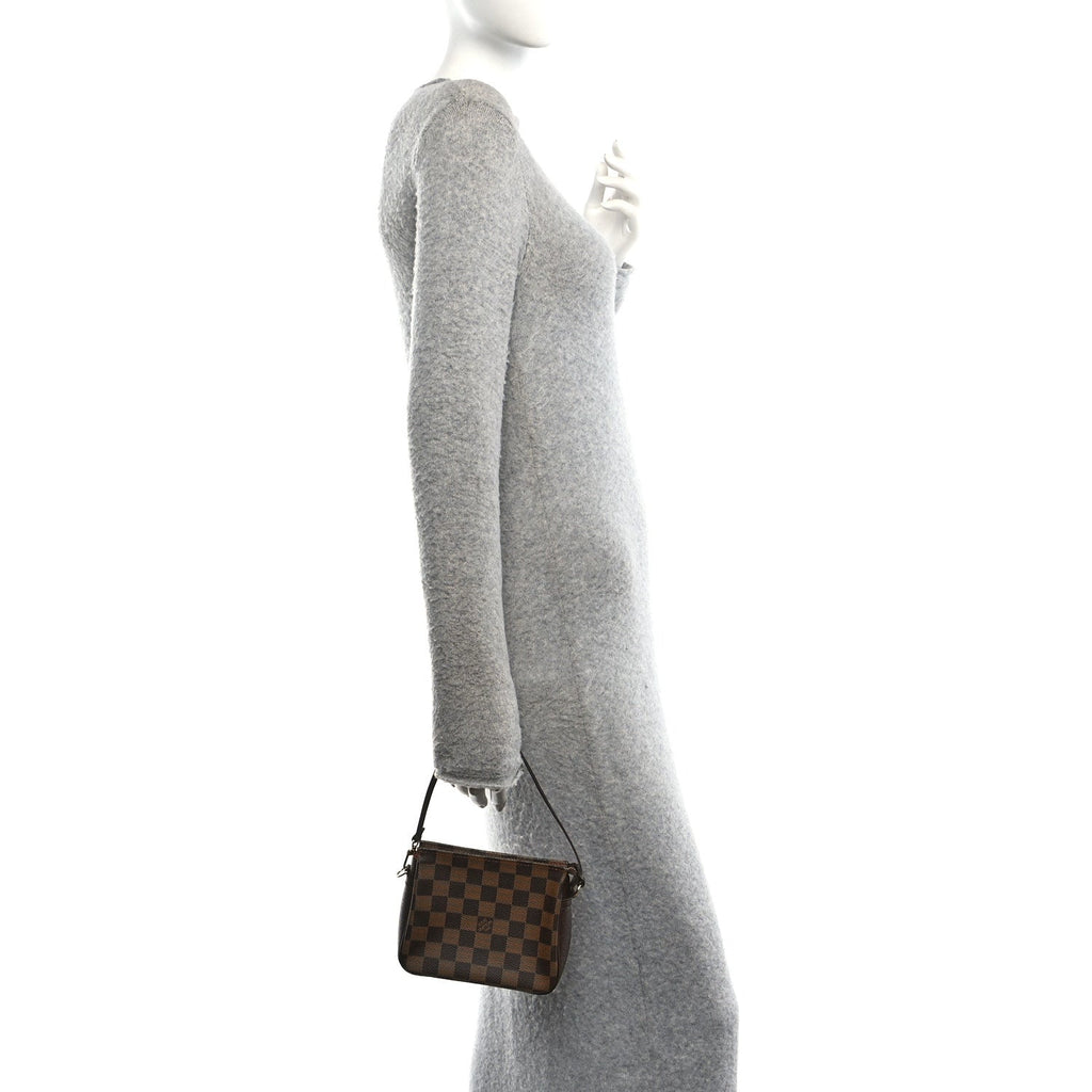 Damier Ebene Trousse Make Up Bag Pochette