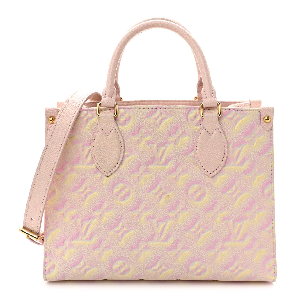 Empreinte Monogram Summer Stardust Onthego PM Pink