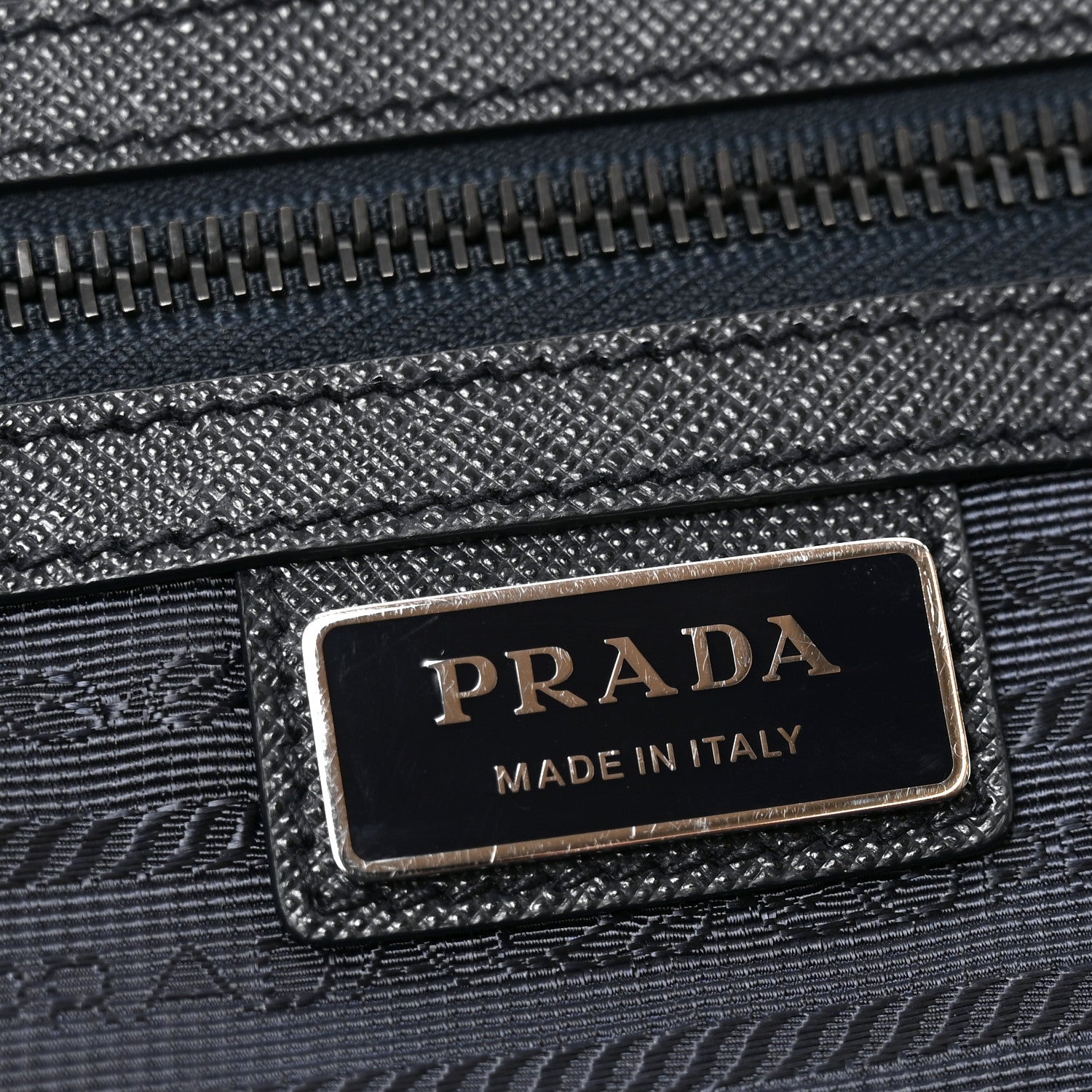 Re-Nylon Saffiano Duffle Bag Navy