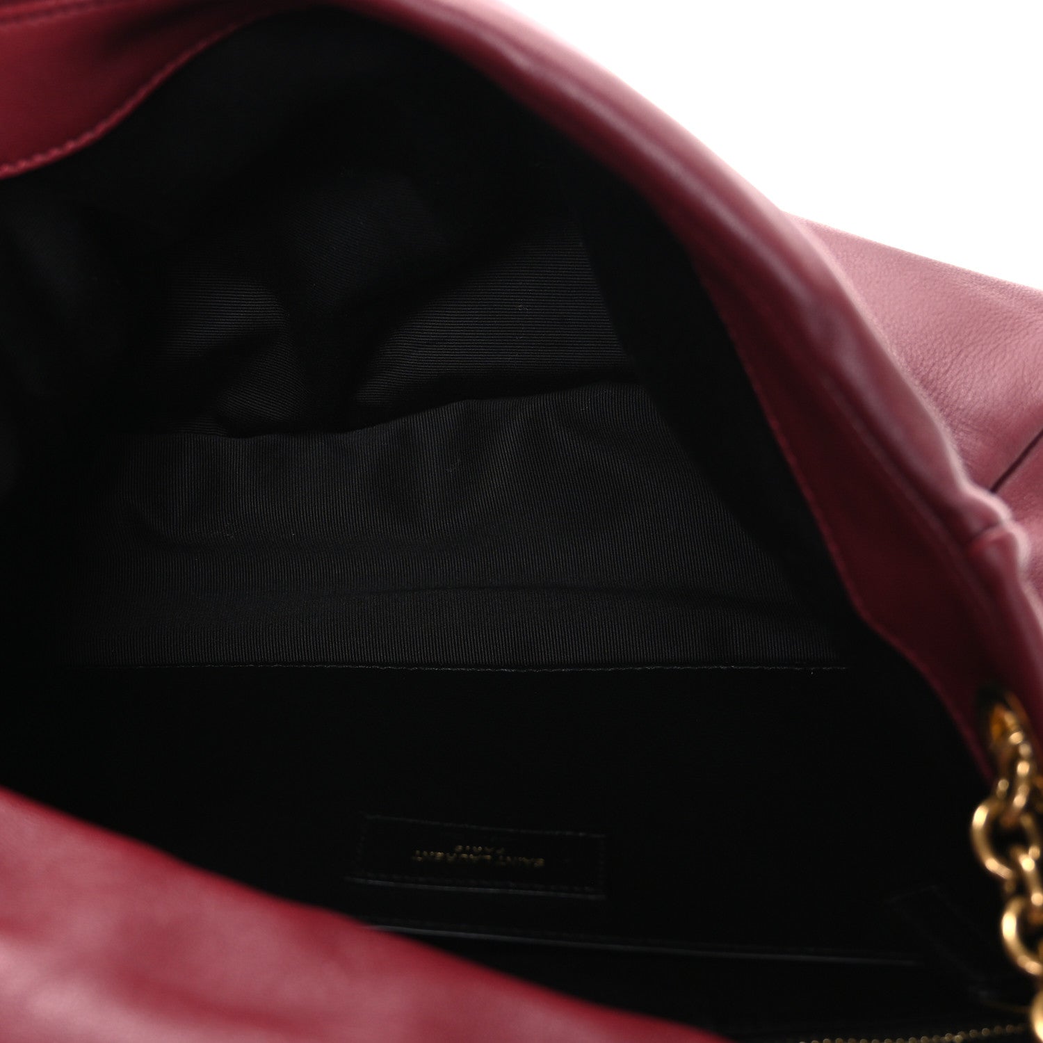 Lambskin Matelasse Monogram Medium Jamie 4.3 New Dark Bordeaux