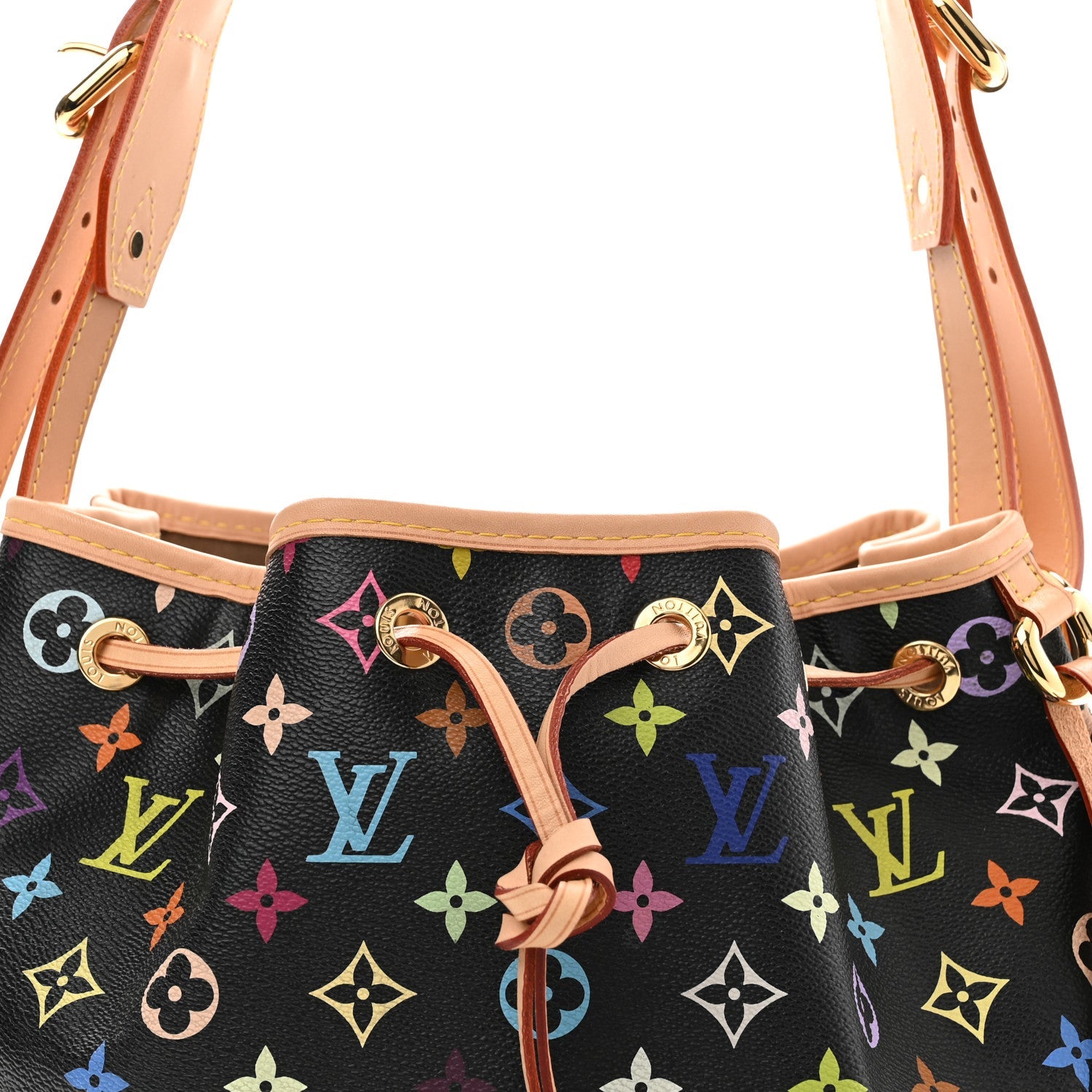 Monogram Multicolor Petit Noe Black