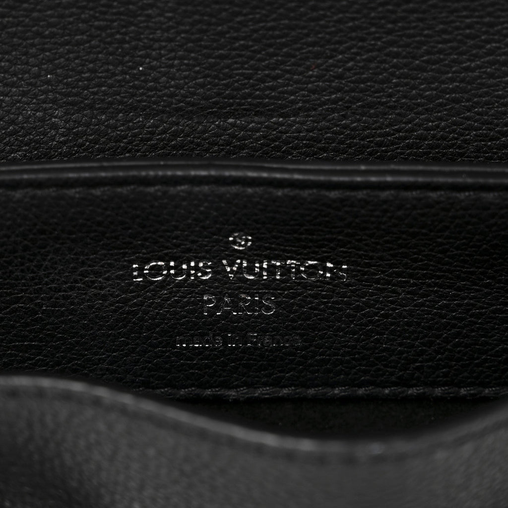 Calfskin Lockme Backpack Black