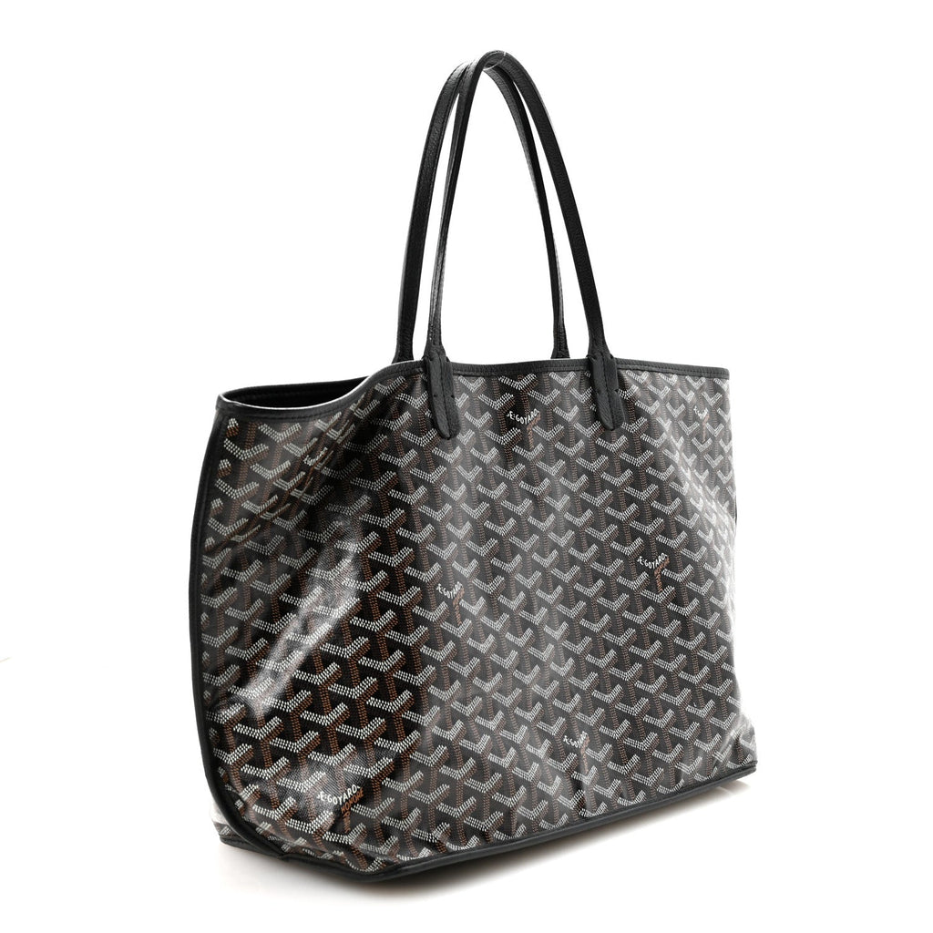 Goyardine Reversible Anjou PM Black Black
