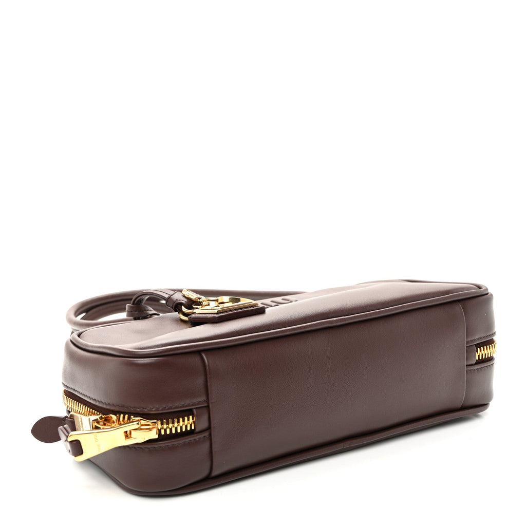Nappa Small Beau Top Handle Bag Briarwood