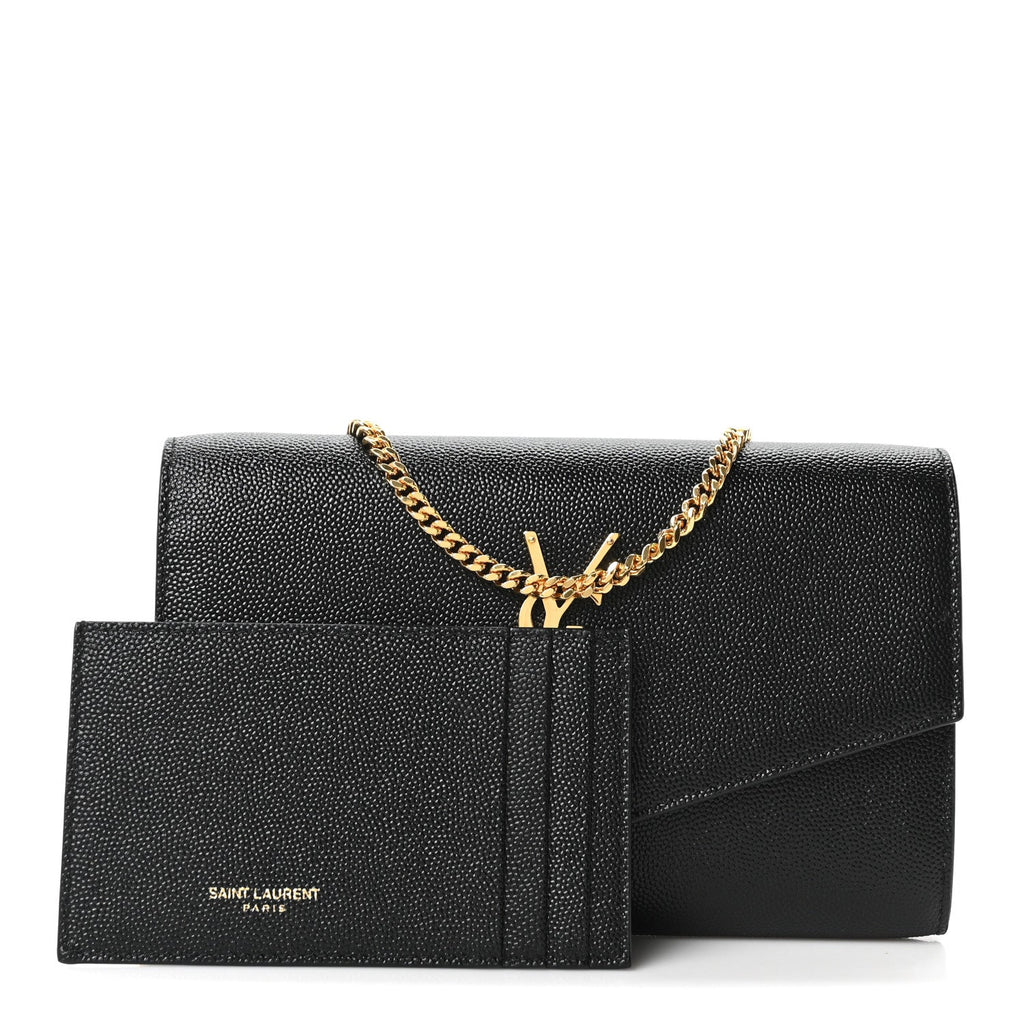Grain De Poudre Uptown Chain Wallet Black