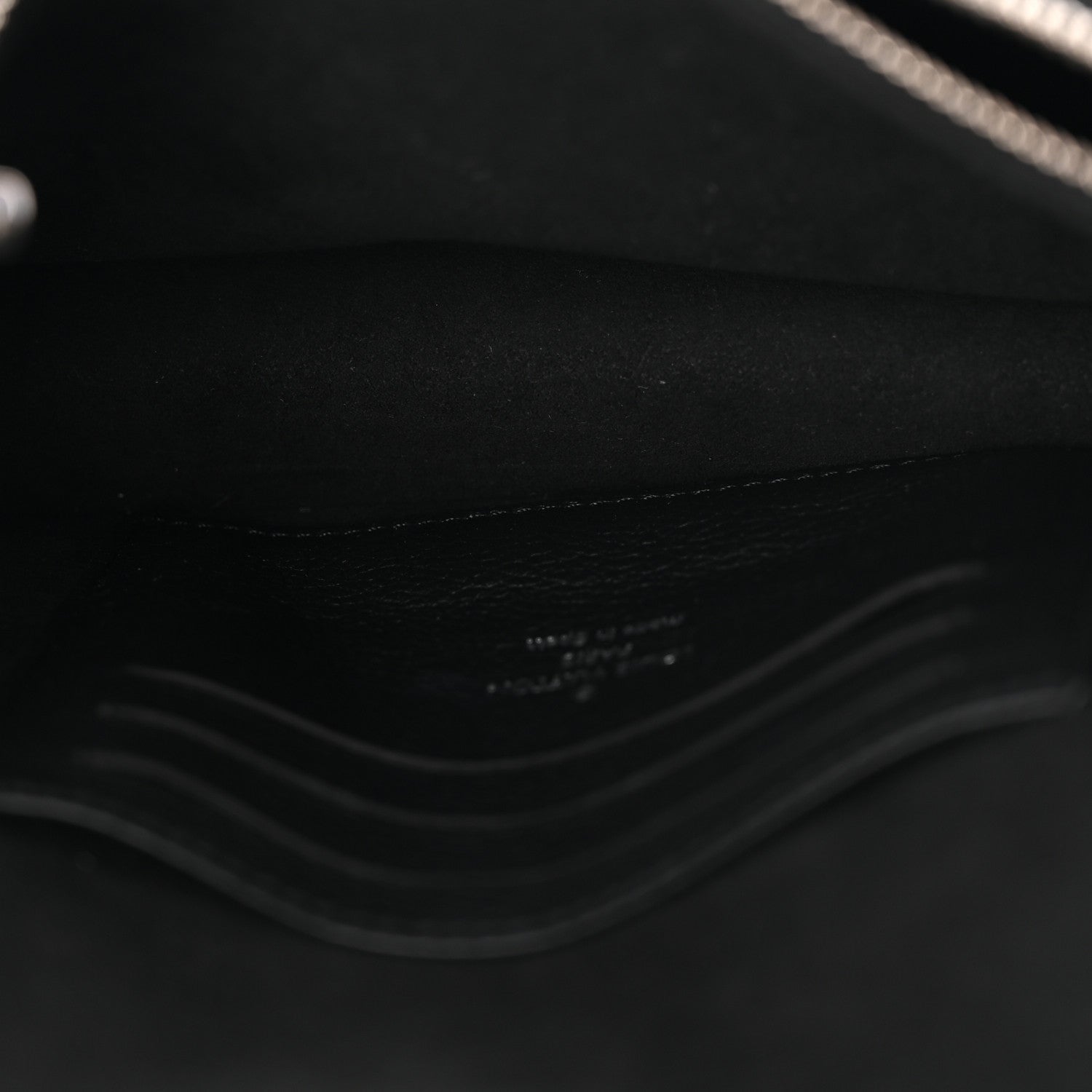 Soft Calfskin My Lockme Chain Pochette Black