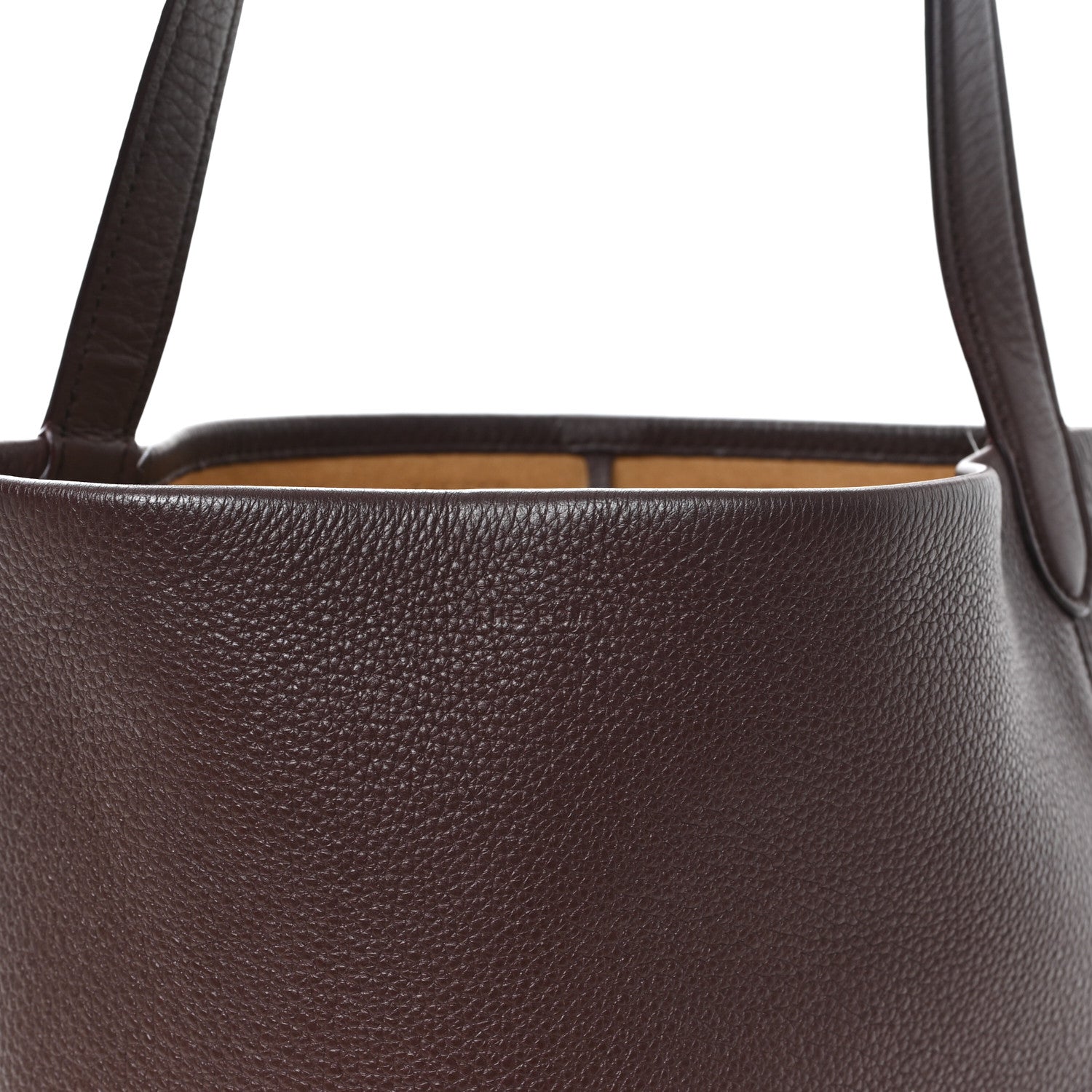 Grained Calfskin Medium N/S Park Tote Acajou