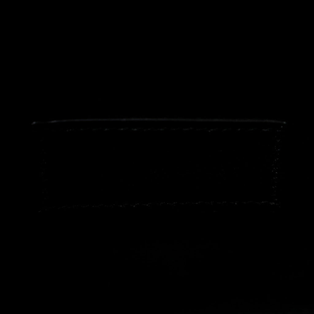 Grain De Poudre Matelasse Chevron Monogram Envelope Clutch Black
