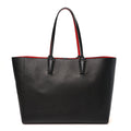 Calfskin Spikes East West Cabata Tote Black