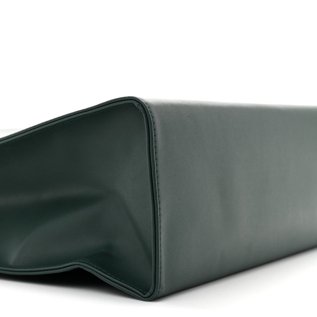 Vegan Leather Medium Shopping Bag Dark Olive