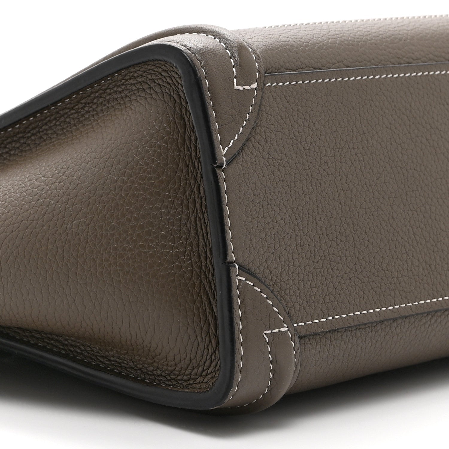Drummed Calfskin Nano Luggage Souris Souris