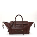 Supple Shiny Lambskin Medium Smiling New Luggage Brick