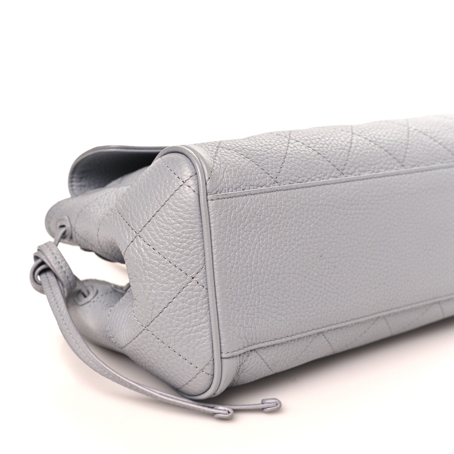 Grained Calfskin Urban Essentials Small Shopping Bag Grey