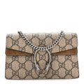 GG Supreme Monogram Super Mini Dionysus Shoulder Bag Taupe