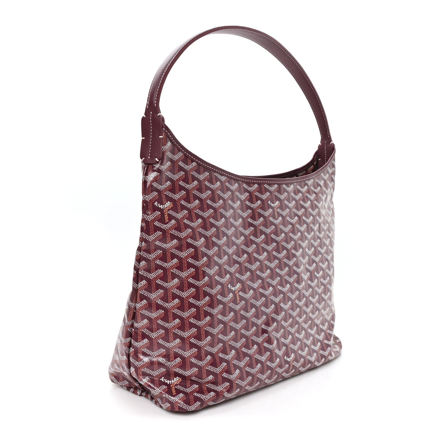 Goyardine Boheme Hobo Burgundy