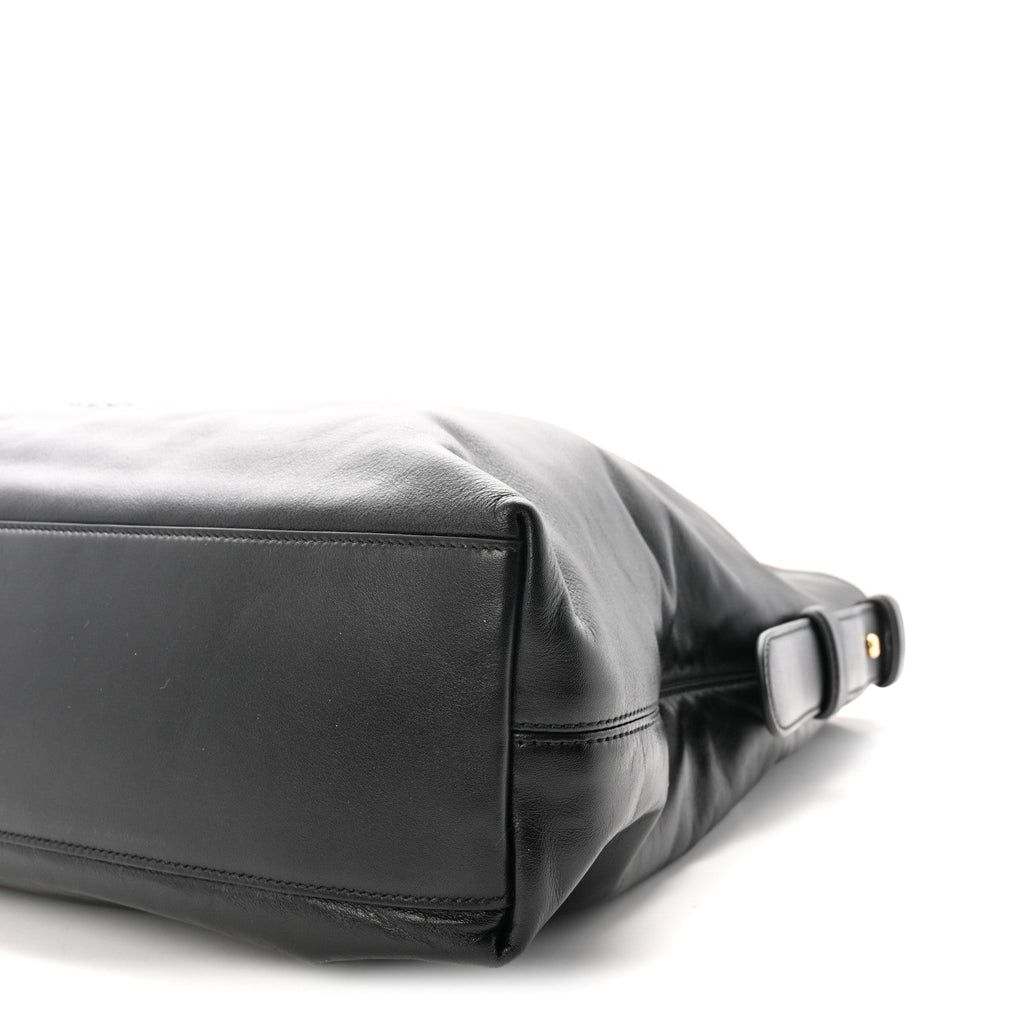 Calfskin Large Beatrix Tote Black