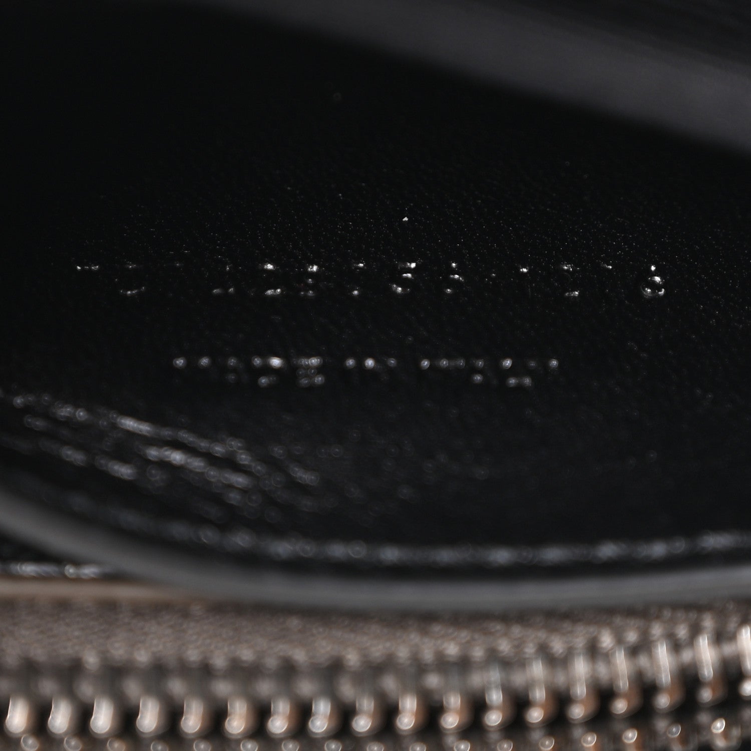 Metallic Grain De Poudre Matelasse Chevron Monogram Medium College Bag Gunmetal