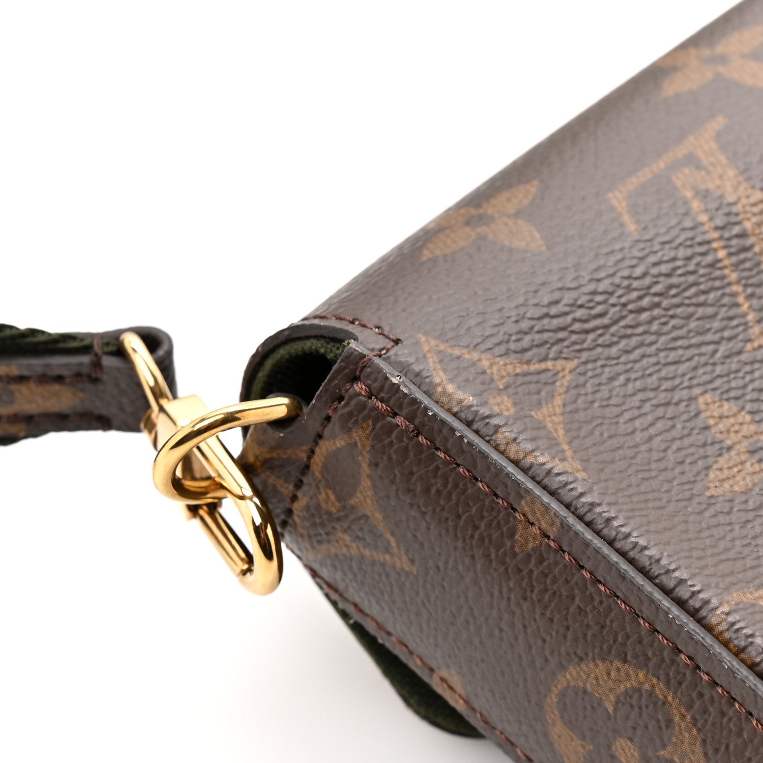 Monogram Felicie Strap & Go Kaki