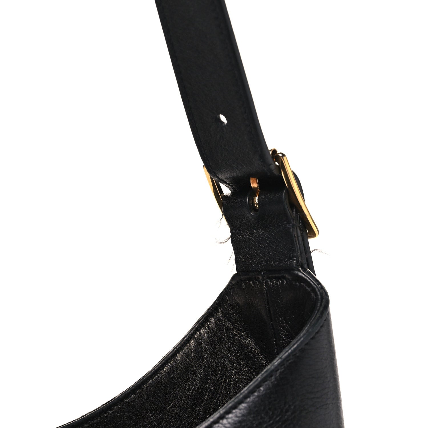 Calfskin Monogram Hobo Black